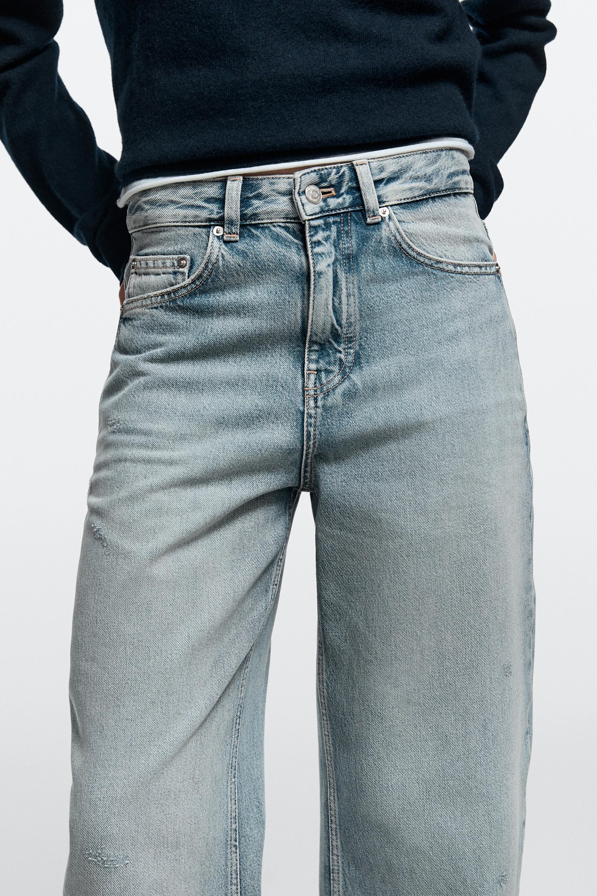 Jean barrel fit taille moyenne