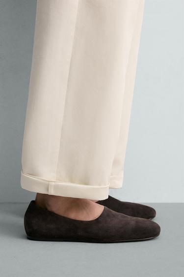 LIMITED EDITION LEATHER LOAFERS - Chocolate by Zara - Image 0