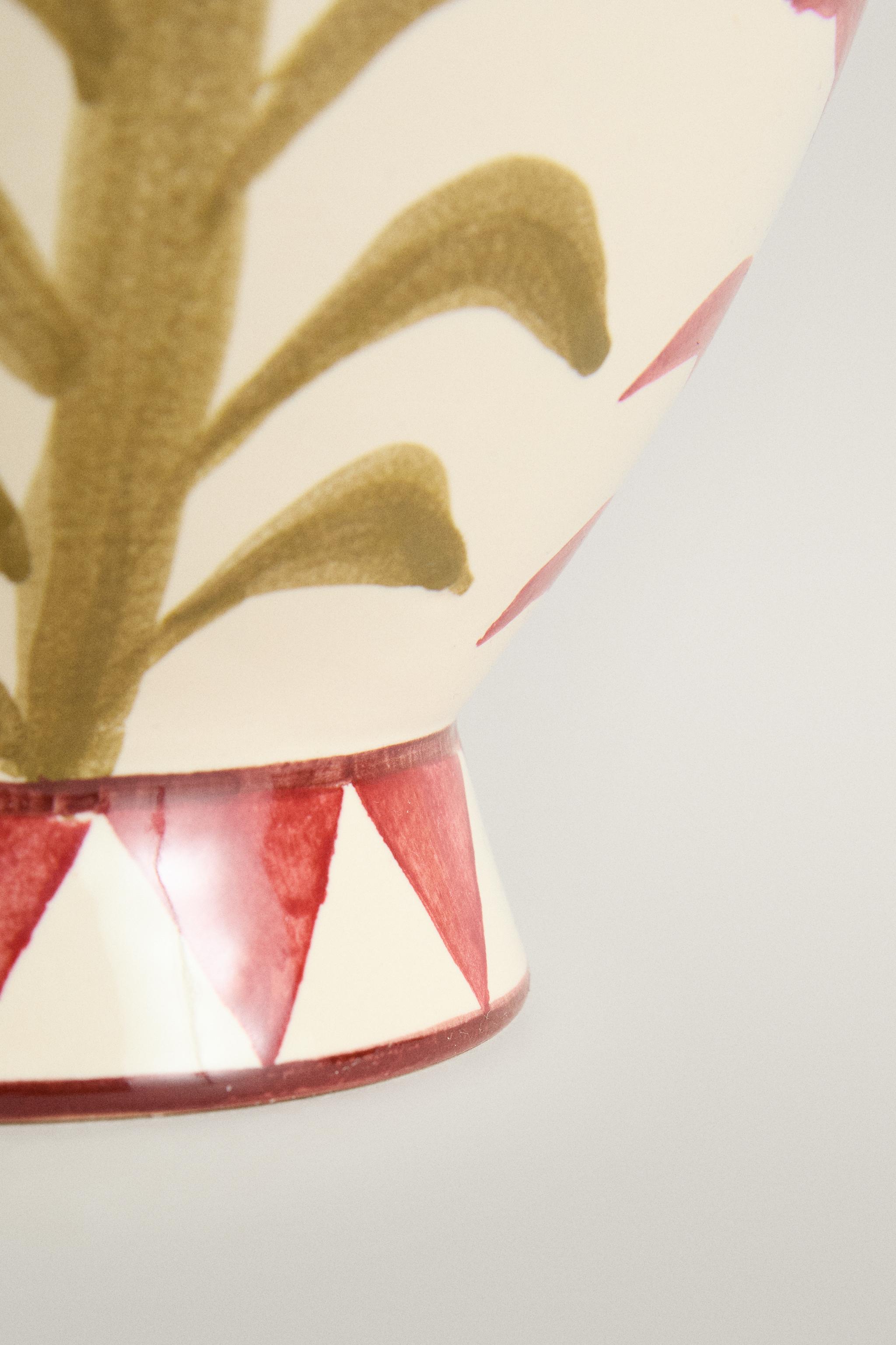 VASE CÉRAMIQUE À DEUX ANSES