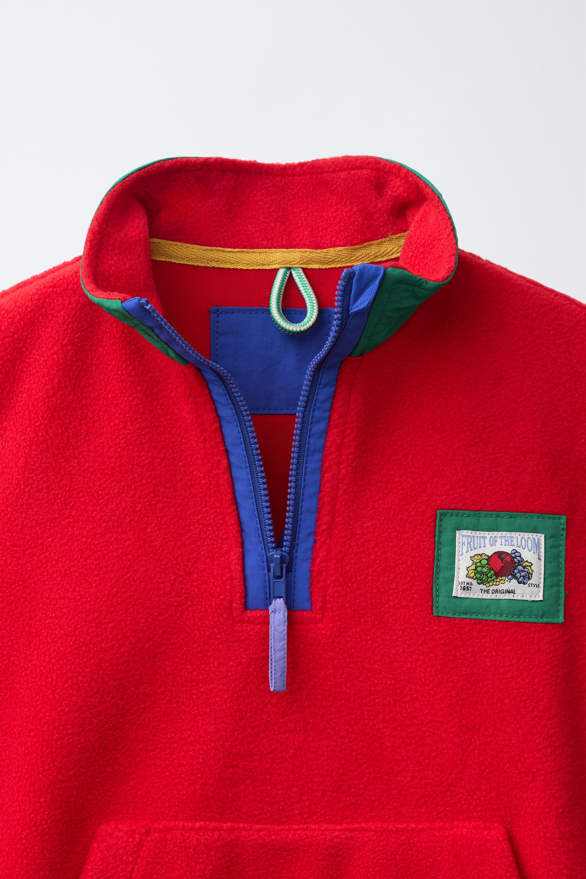FRUIT OF THE LOOM™ LABEL FLEECE SWEATSHIRT