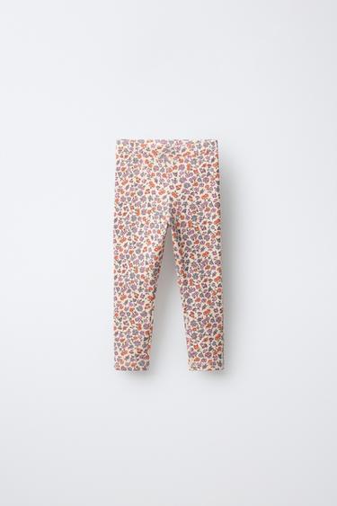 PRINTED LEGGINGS - Ecru by Zara