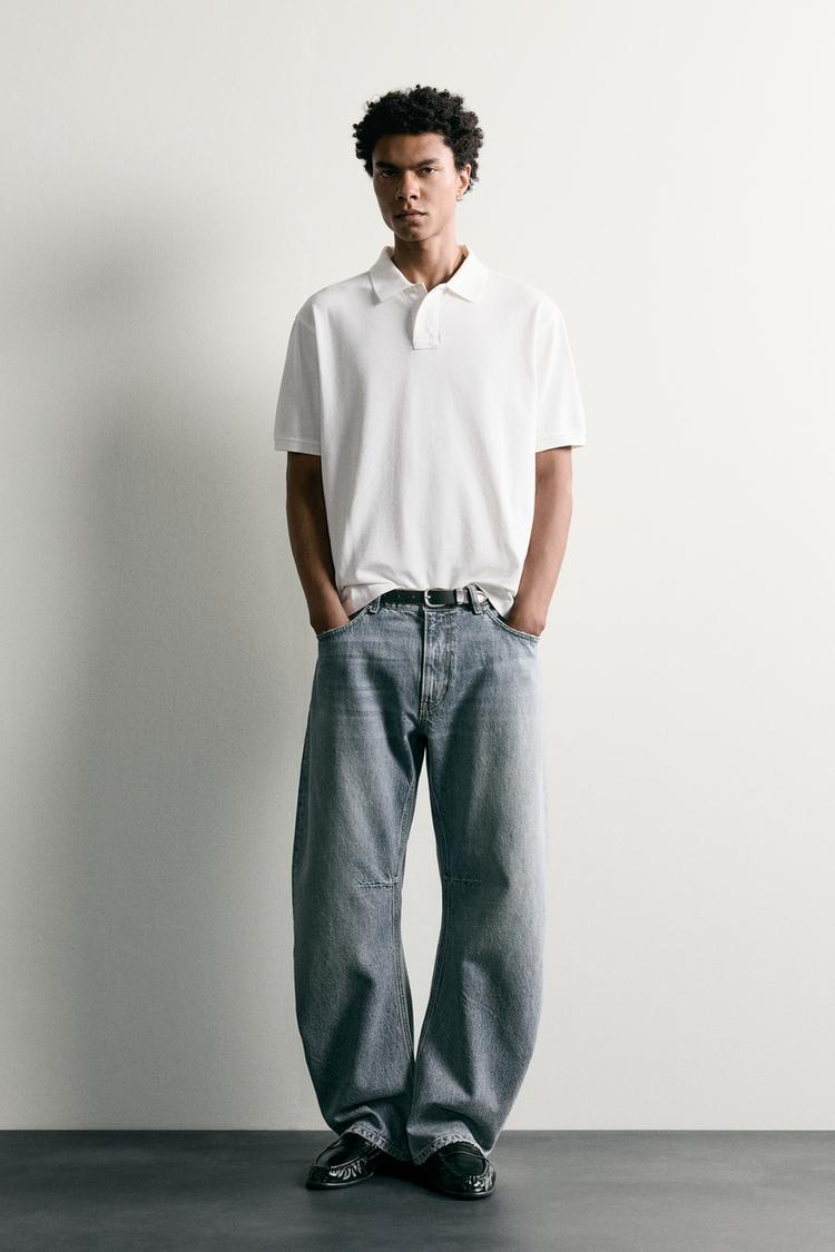 STRAIGHT BARREL FIT JEANS