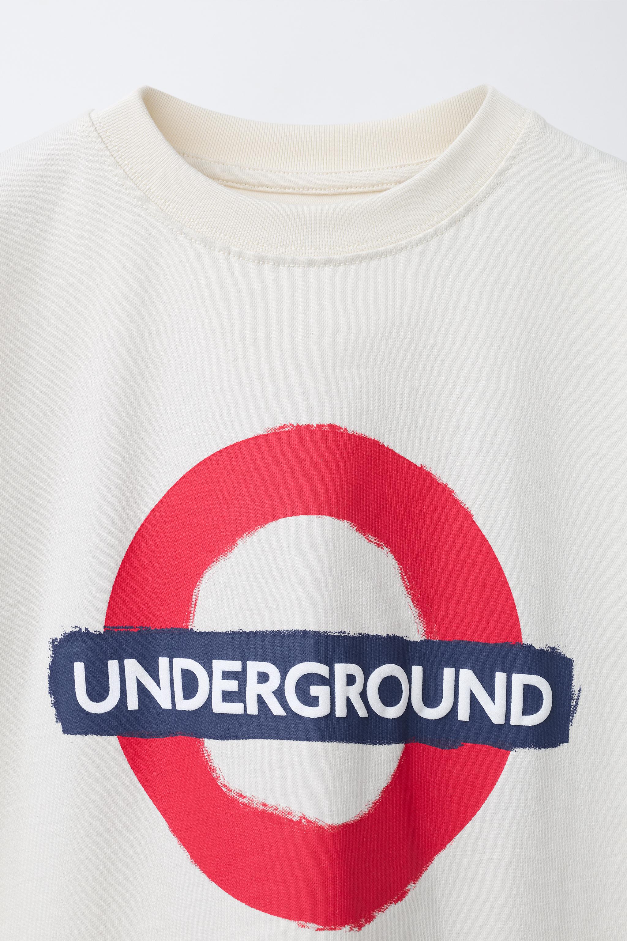 UNDERGROUND LONDON © PRINT T-SHIRT