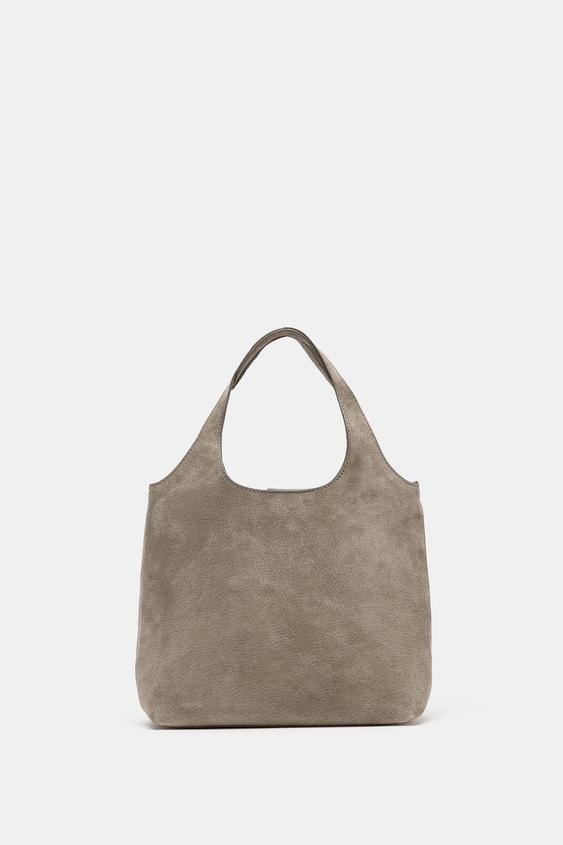 LEATHER MINI SHOPPER BAG