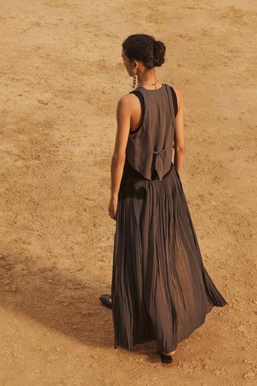 CONTRAST SKIRT - LIMITED EDITION - Black by Zara - Image 1