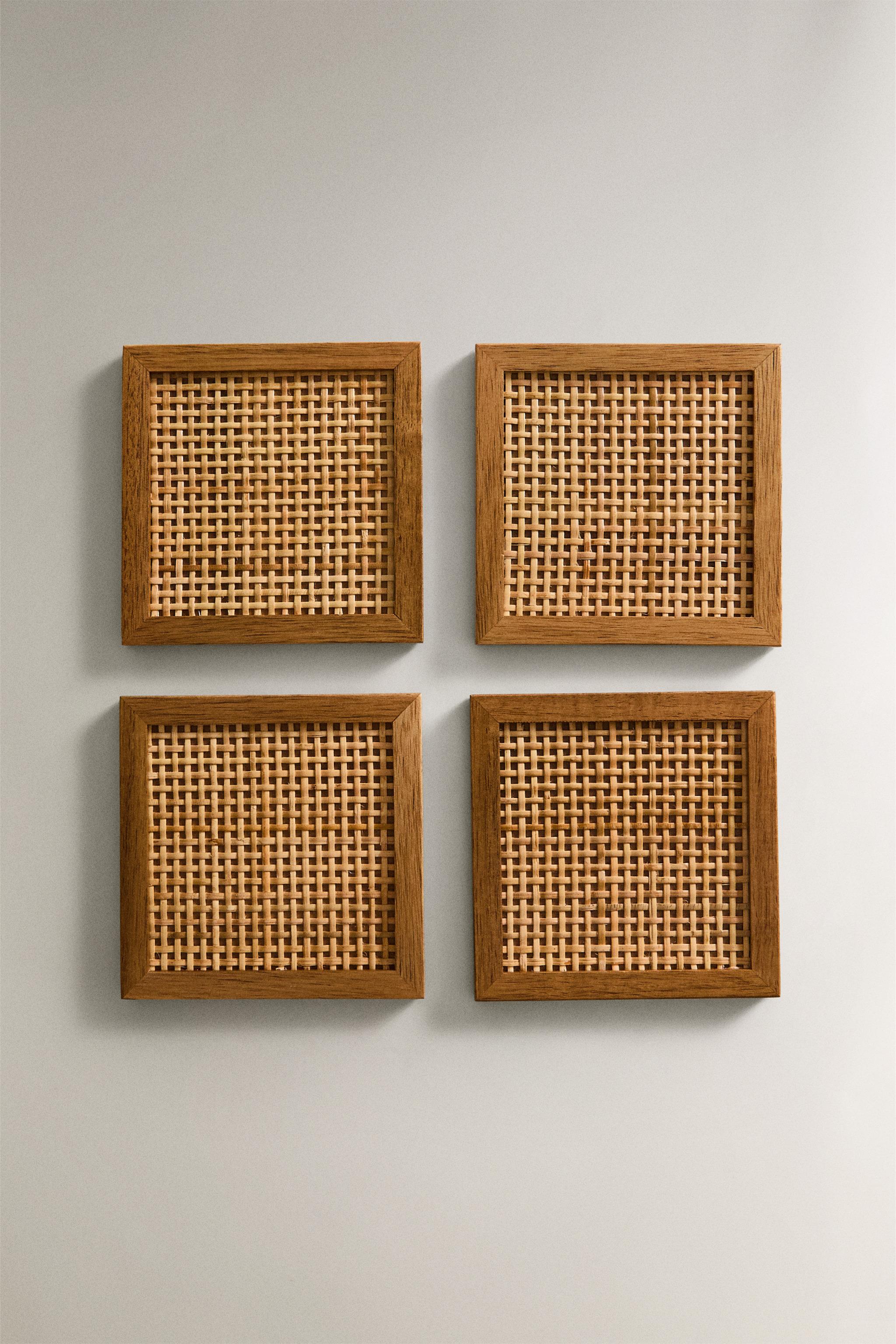 WOODEN COASTER PACK (PACK OF 4)