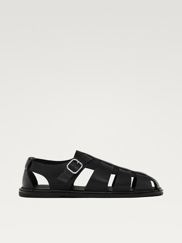 Zara Leather cage sandals - Limited Edition - Black