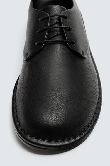 LEATHER SHOES LIMITED EDITION - Black by Zara - Image 3