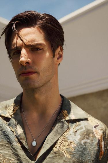 CAMISA ESTAMPADO ANIMALES - Khaki claro de Zara