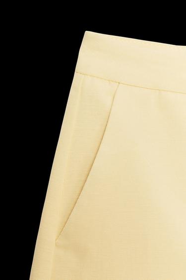 MINI-SHORTS - Hellgelb von Zara