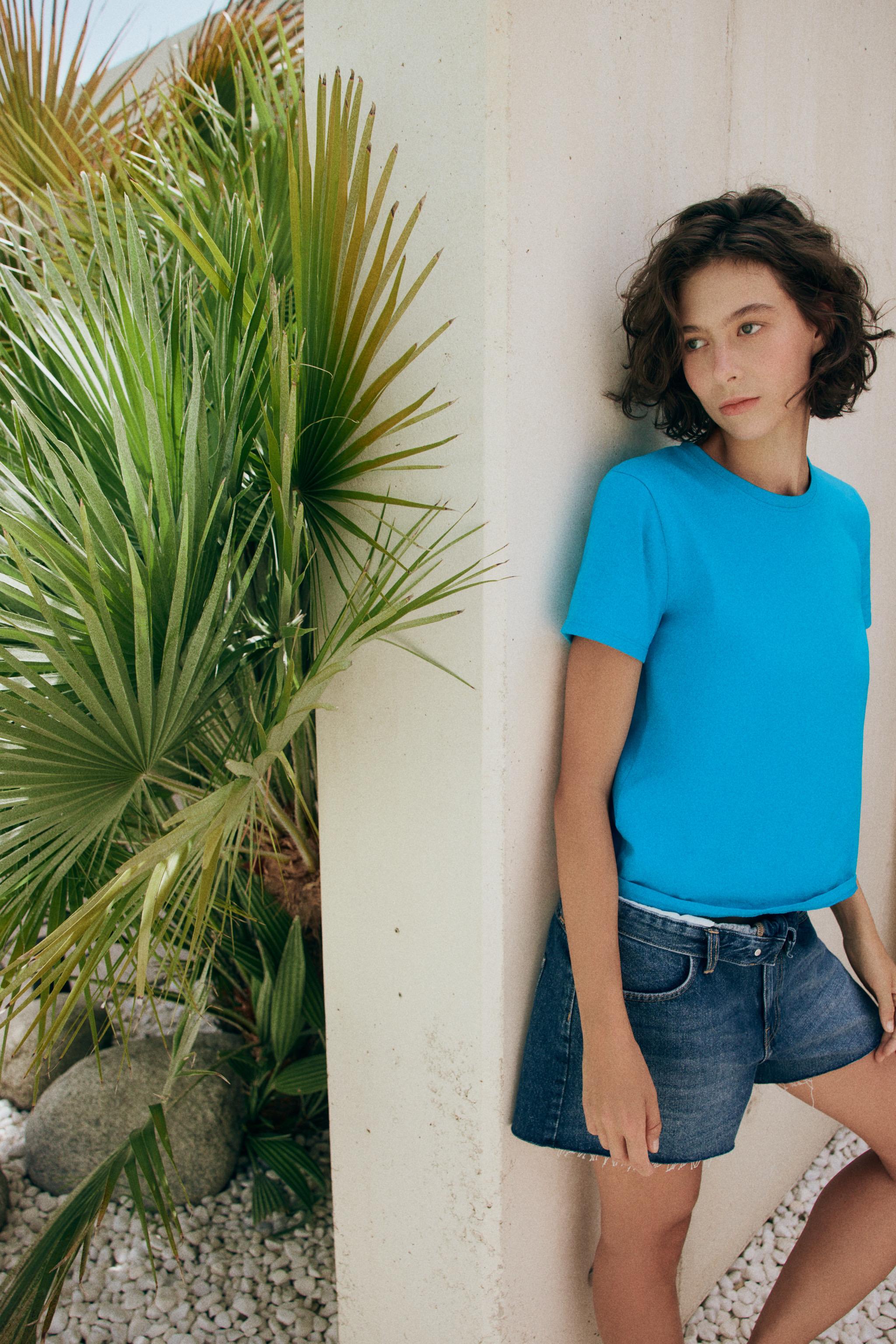 Детские футболки Zara RUSTIC COTTON T-SHIRT — фото 4