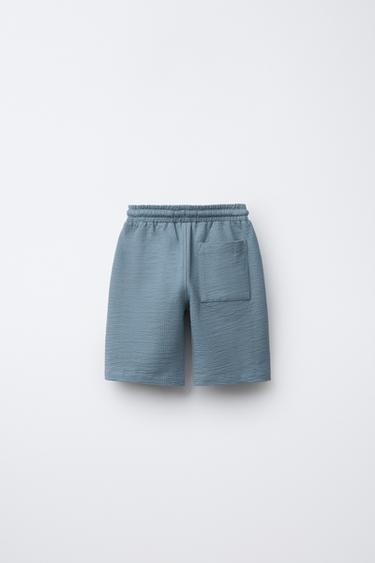 T-SHIRT WITH POCKET AND BERMUDA SHORTS SET - Blue by Zara - Image 5