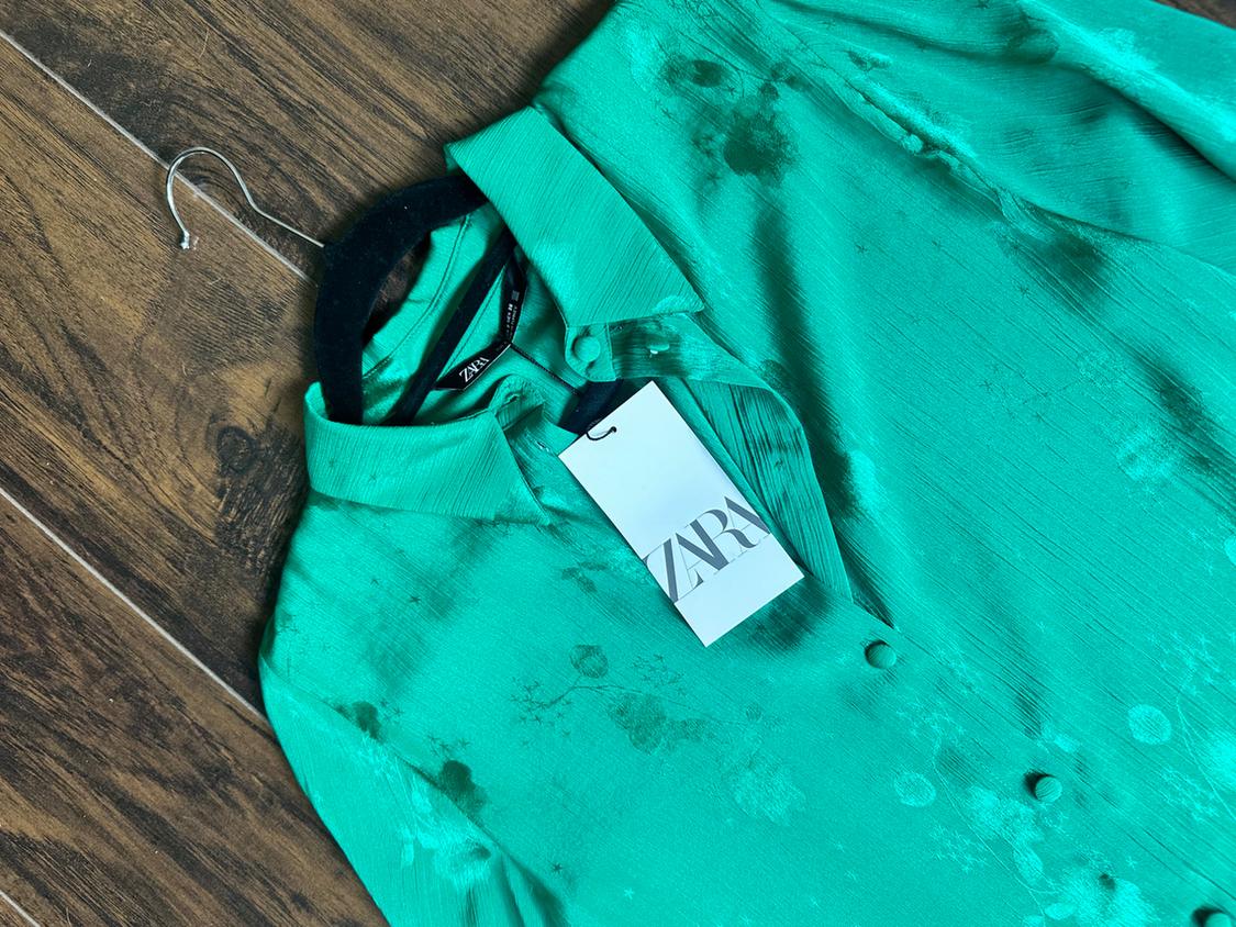 CAMISA OVERSIZE CUADRO VICHY - Image 6