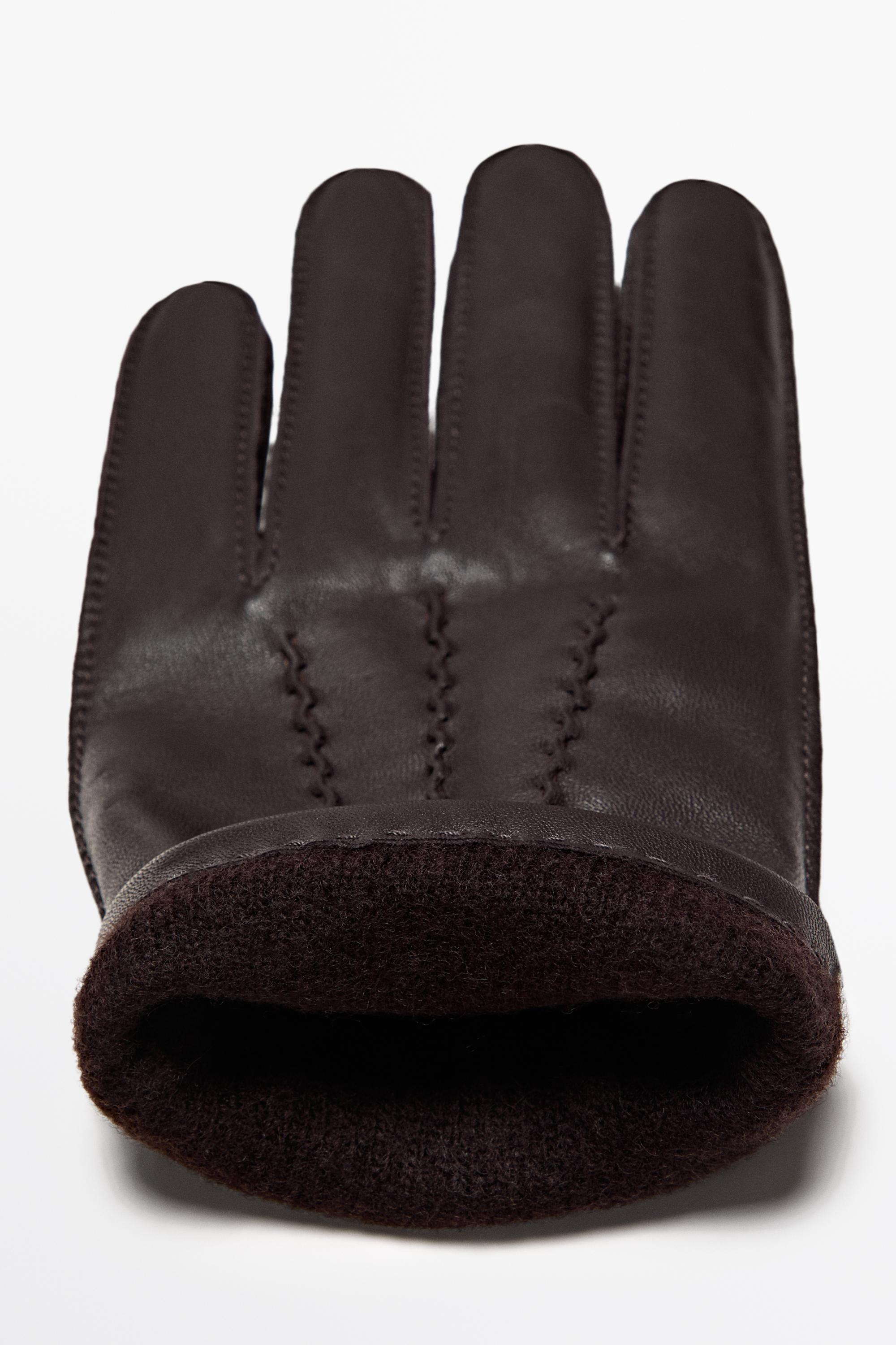 Gants en cuir nappa