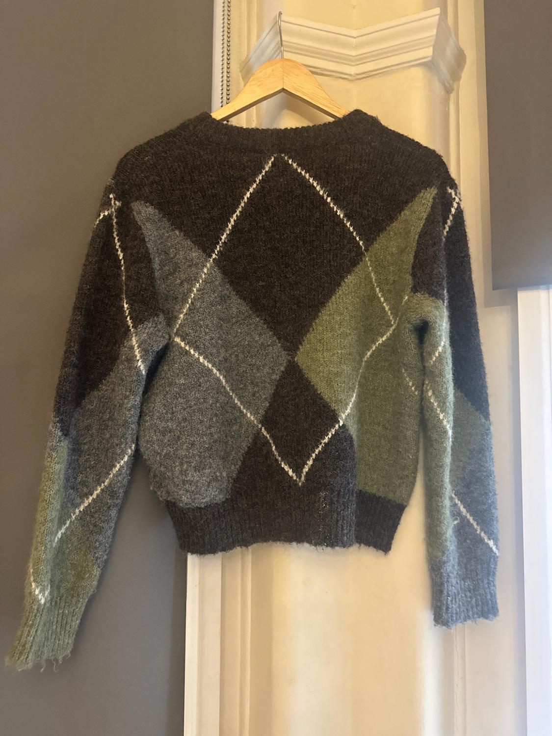 DIAMOND KNIT JUMPER - Image 3