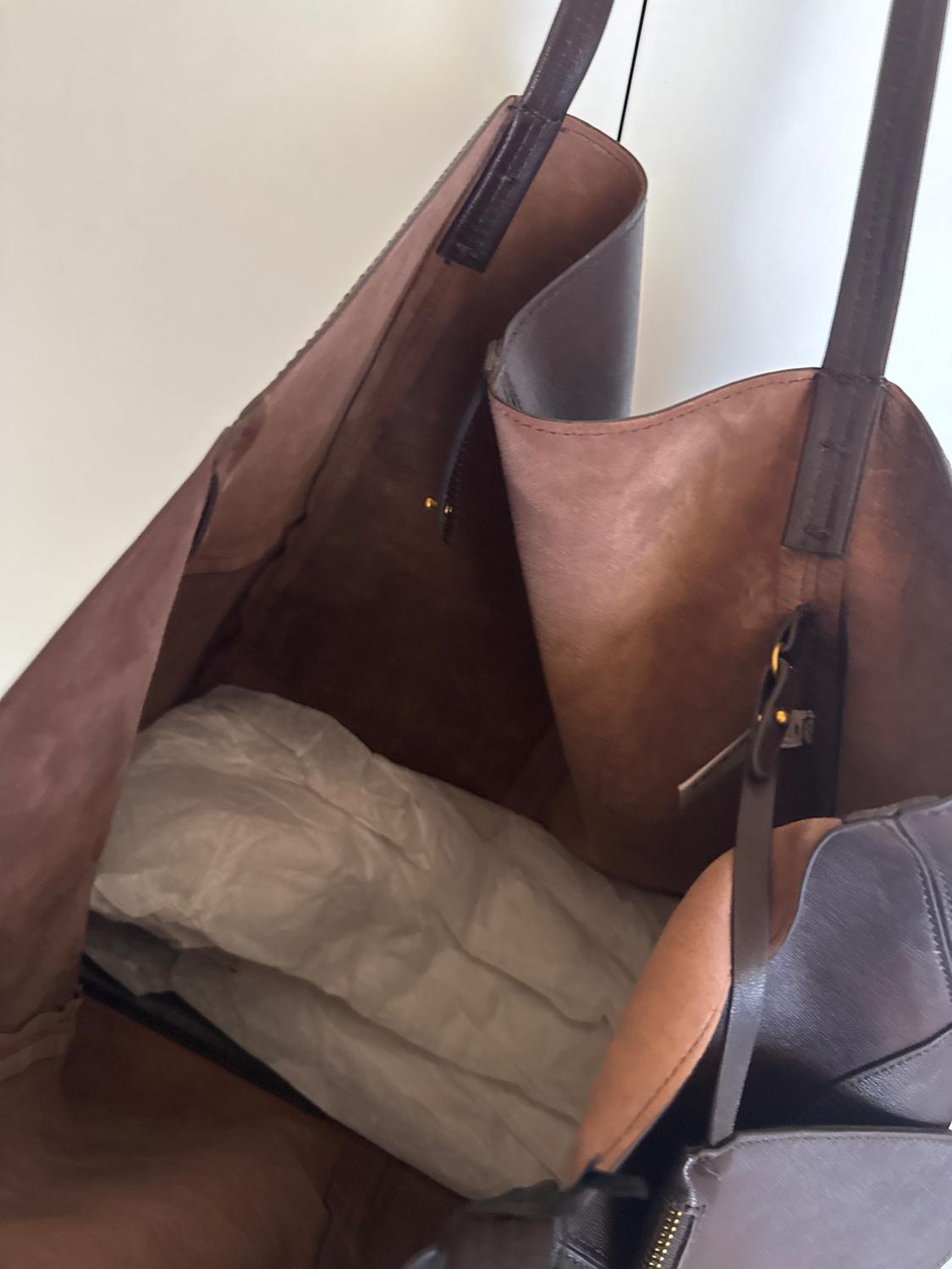 LEATHER MAXI TOTE BAG - Image 2