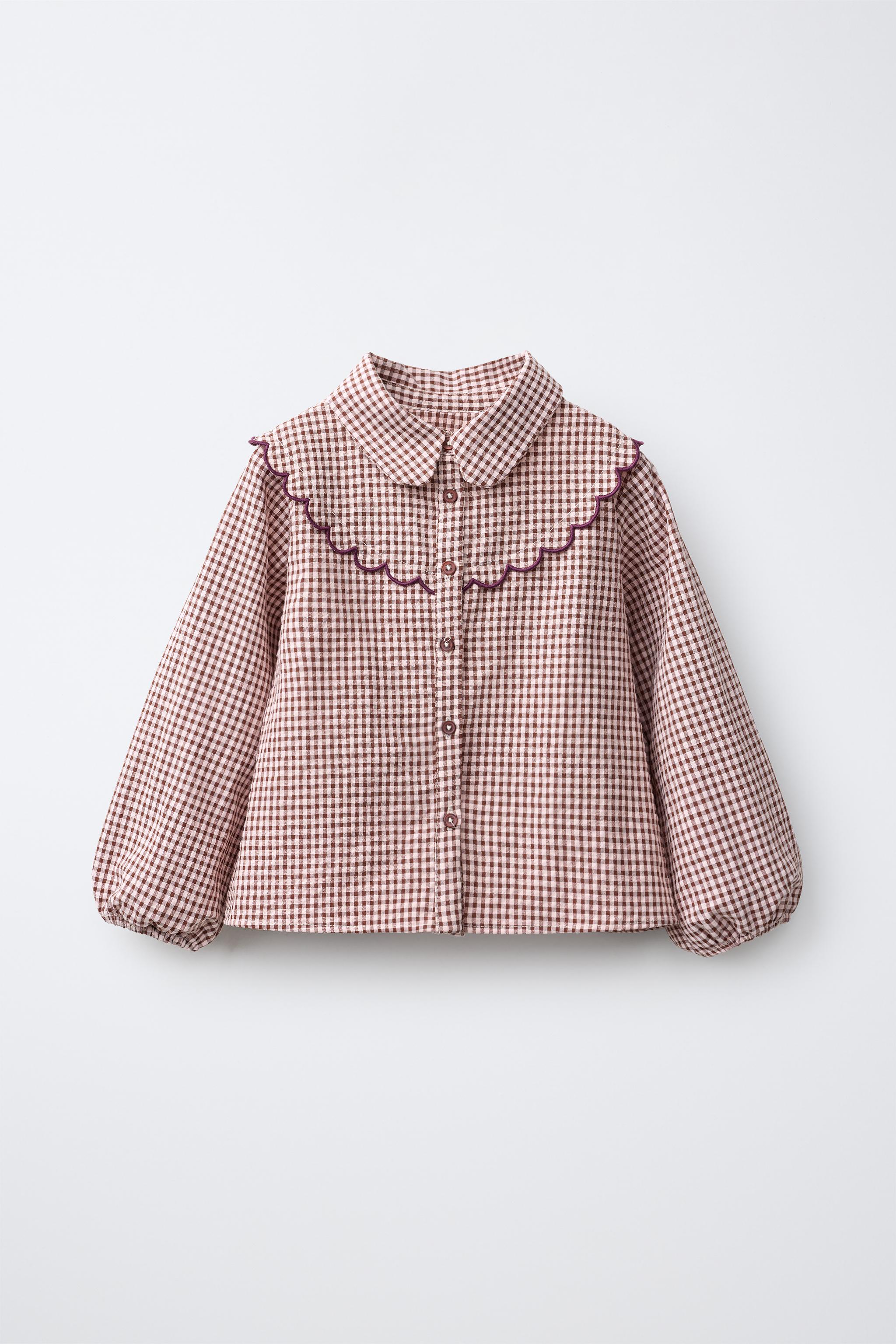 WAVY PLAID PRINT SHIRT