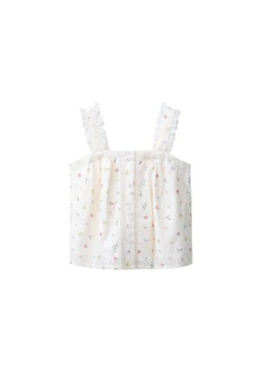 ΤΟΠ SCHIFFLY ΔΑΝΤΕΛΑ - Εκρού του Zara