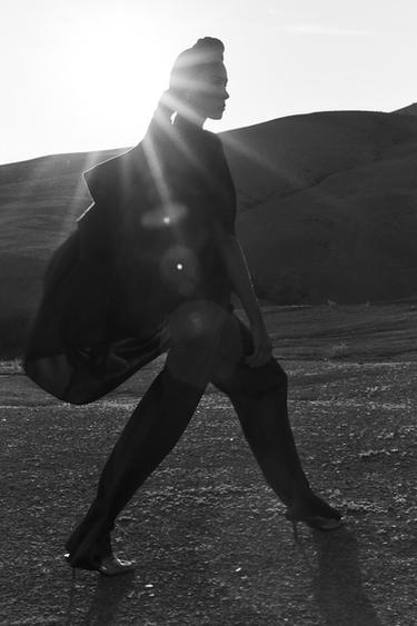 FLOWING SATIN PLEATED TROUSERS - Brown by Zara