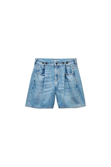Z1975 DENIM LOOSE-FIT WIDE-LEG SHORTS