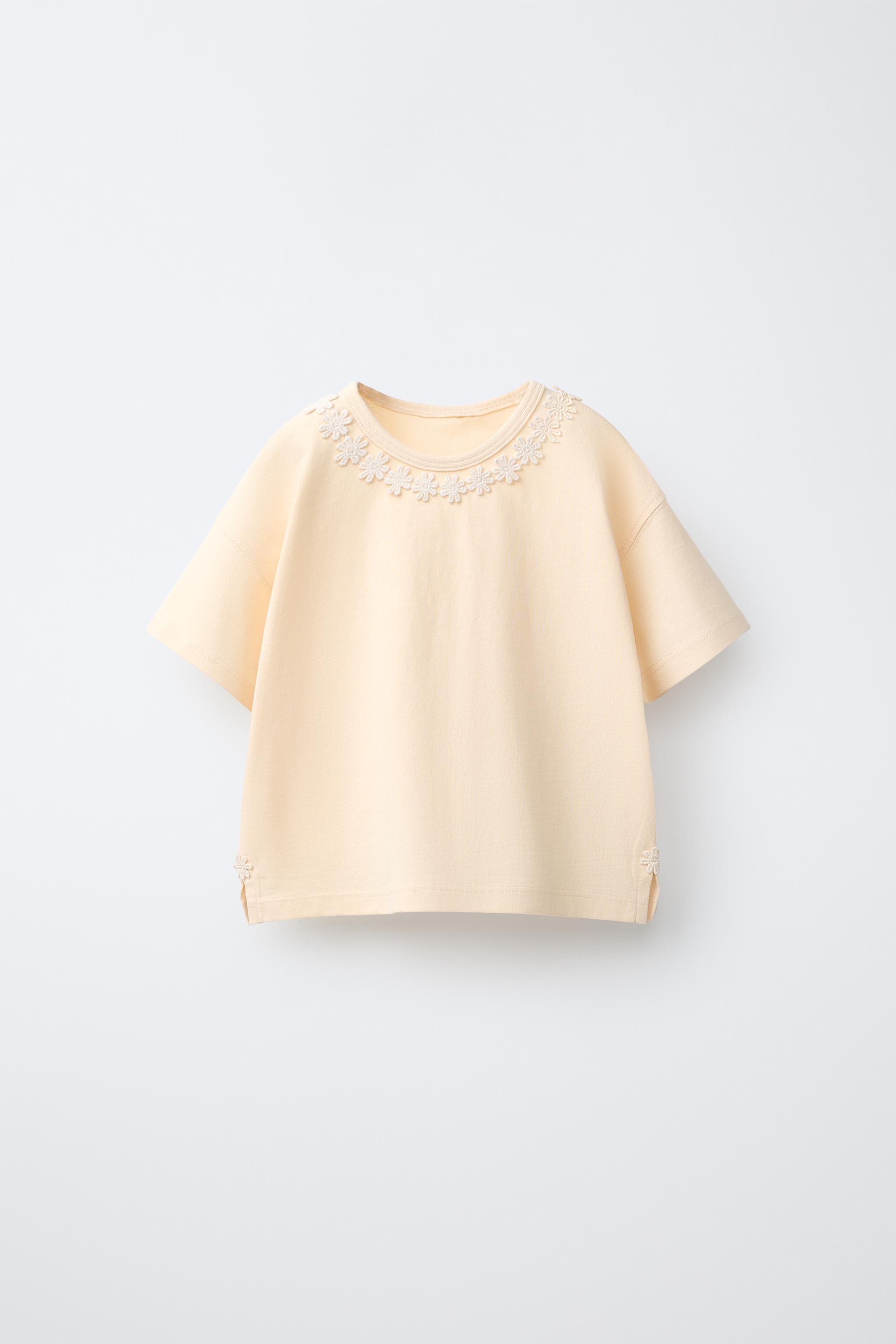 Детские футболки Zara DAISY LACE T-SHIRT