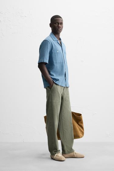 CHEMISE RELAXED FIT - Indigo de Zara - Image 3