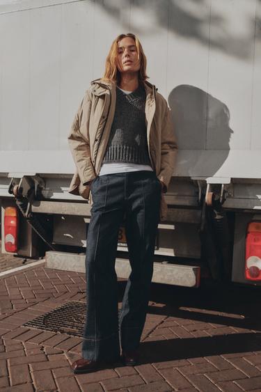 WATER REPELLENT HOODED PADDED JACKET - camel by Zara - Image 0