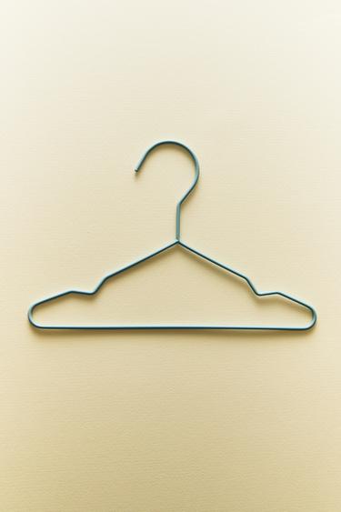 PACK OF RUBBERISED BABY HANGERS (PACK OF 6) - Light mint green by Zara