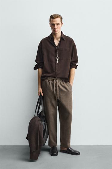 sachin and babi light blue dress Brown Men's Dress Pants main image 1