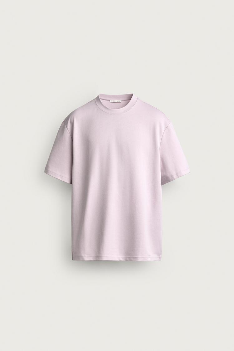 Camiseta relaxed fit parche contraste