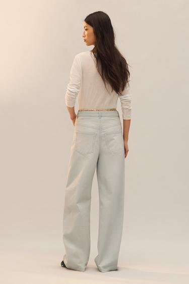 JEAN DROIT ÉDITION LIMITÉE - Bleu clair de Zara - Image 3