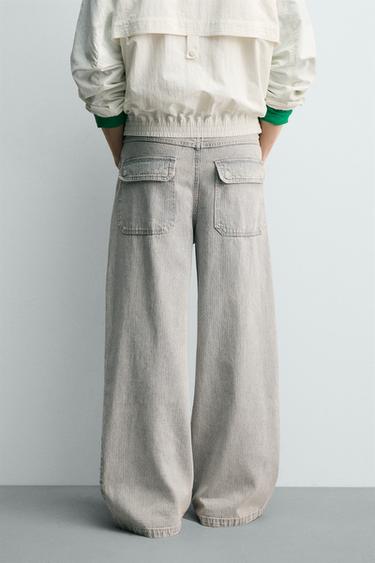 RELAXED STRAIGHT-LEG STRIPED TROUSERS - Stripes by Zara - Image 2