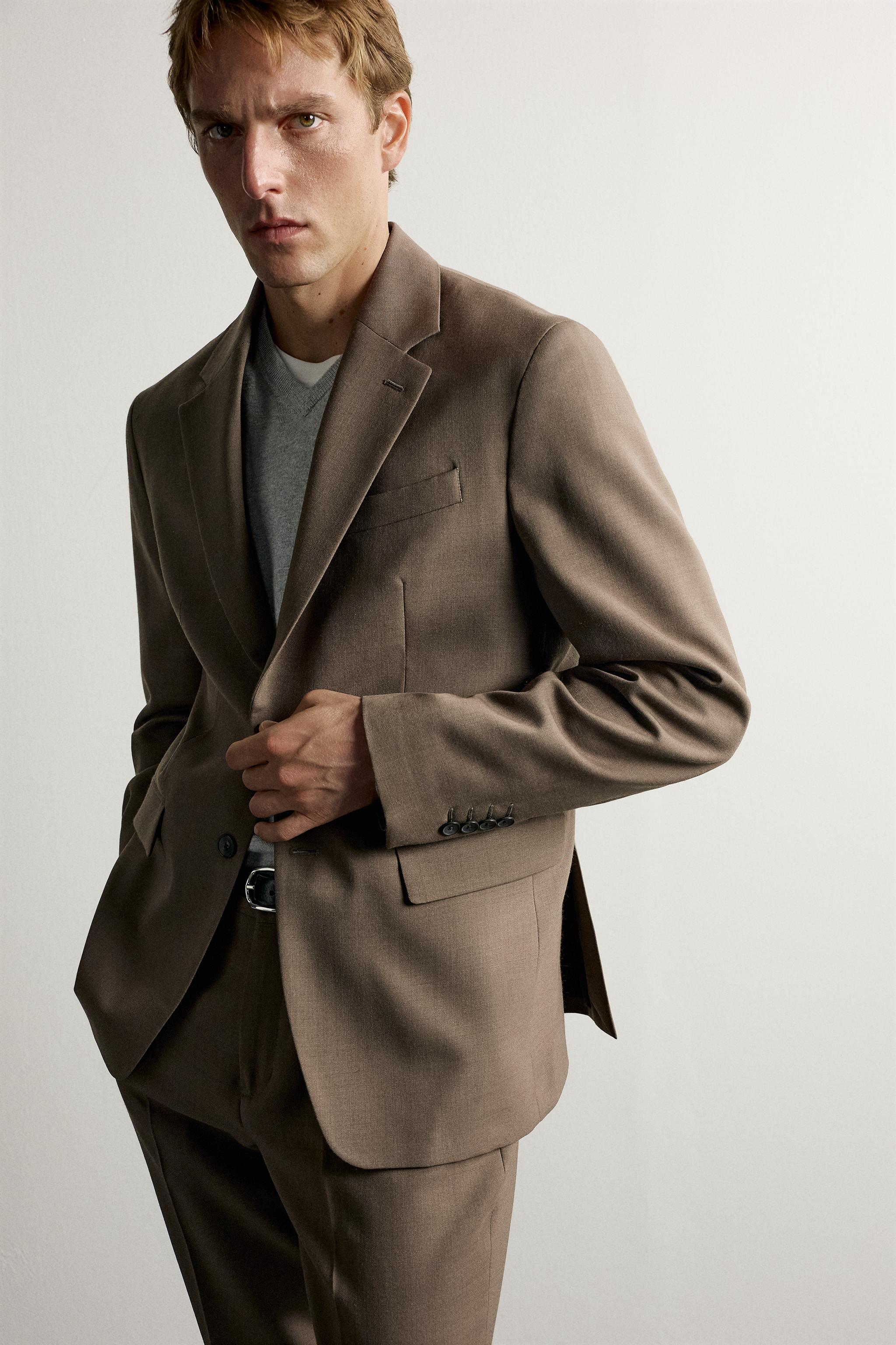 REGULAR FIT SUIT BLAZER
