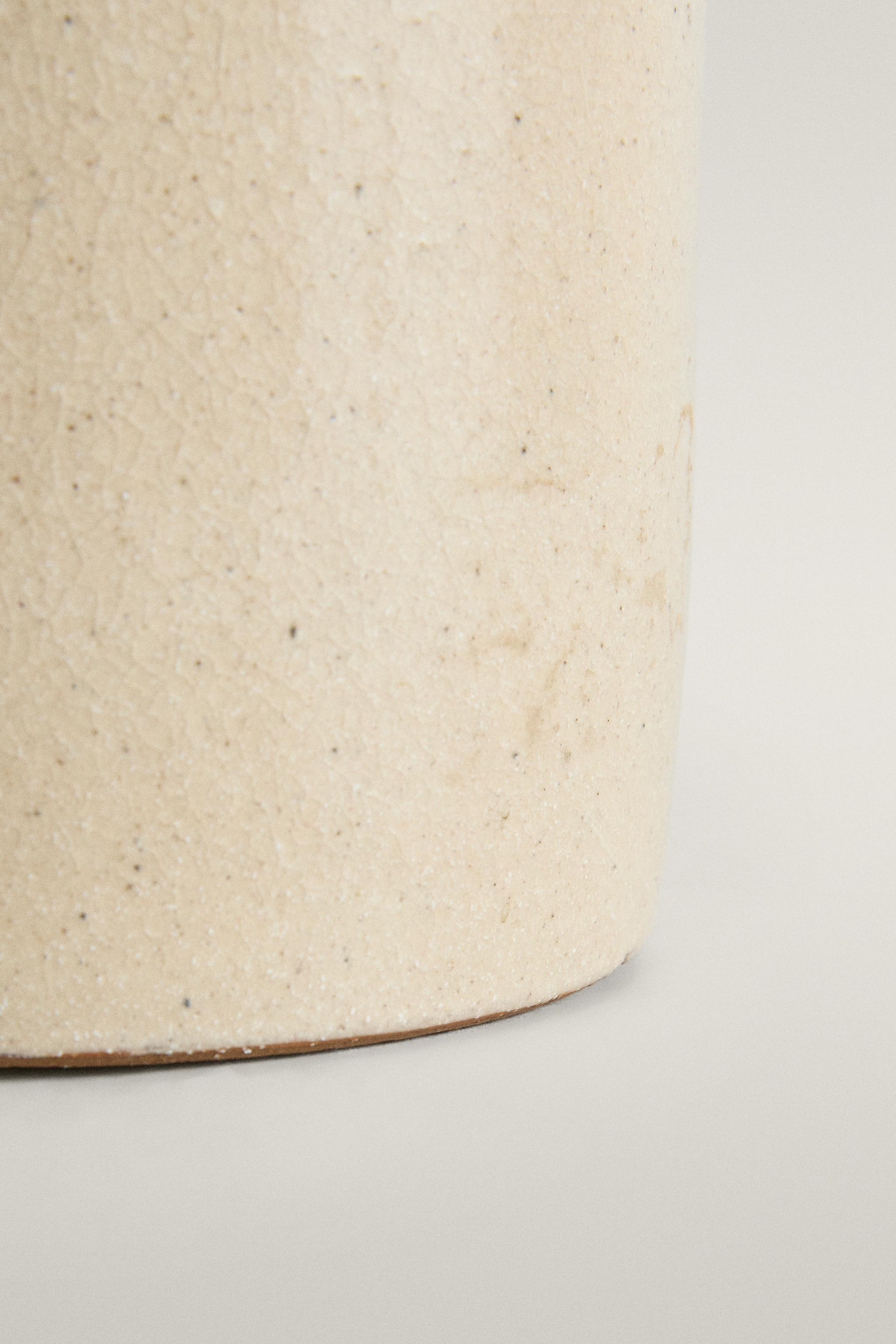 VASE CÉRAMIQUE CYLINDRIQUE