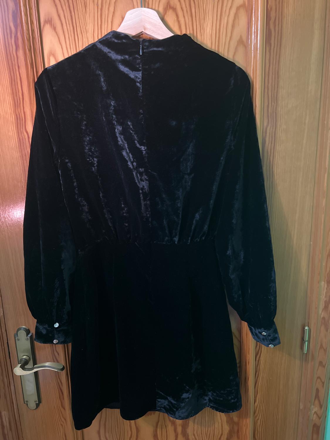 SHORT VELVET DRESS - Image 3