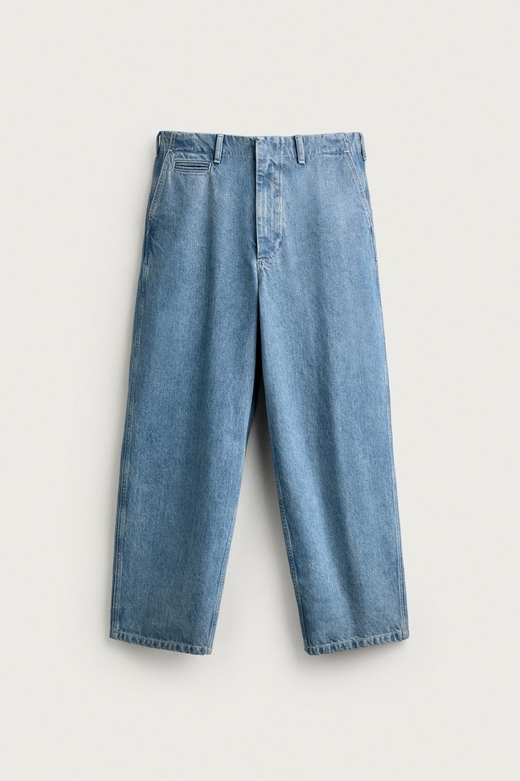 Pantalones chino de denim de pierna recta 6