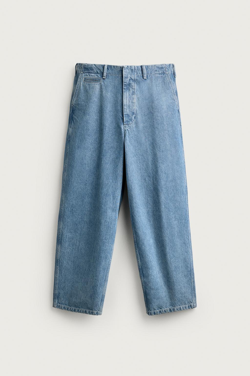 STRAIGHT-LEG DENIM CHINOS