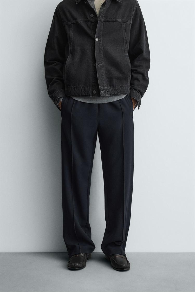 FLOWY ZIPPERED PANTS