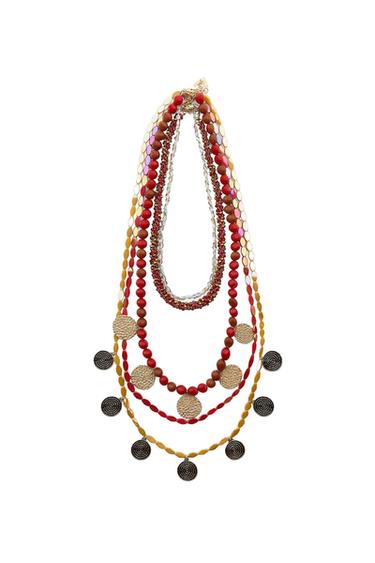 PACK COLLARES ABALORIOS - Multicolor de Zara - Imagen 0