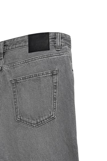 Zara SLIM TAPERED FIT JEANS - Gray