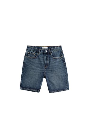 BASIC DENIM BERMUDA SHORTS