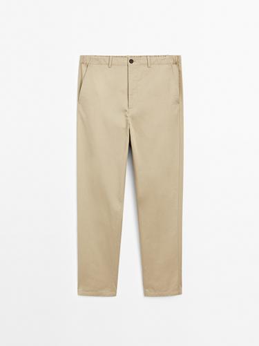Zara Trousers with patch pocket - Beige