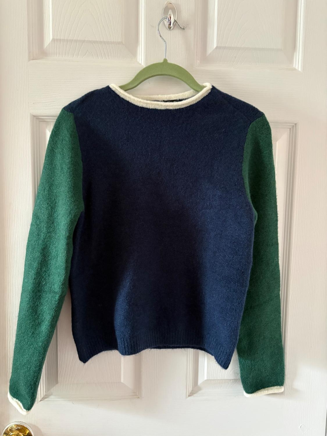 COLOR BLOCK KNIT SWEATER - Image 3
