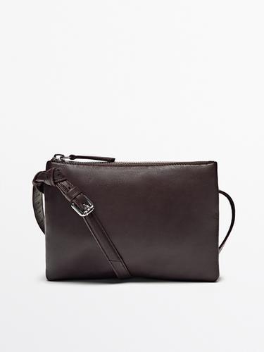 Zara Nappa leather mini bag - Burgundy