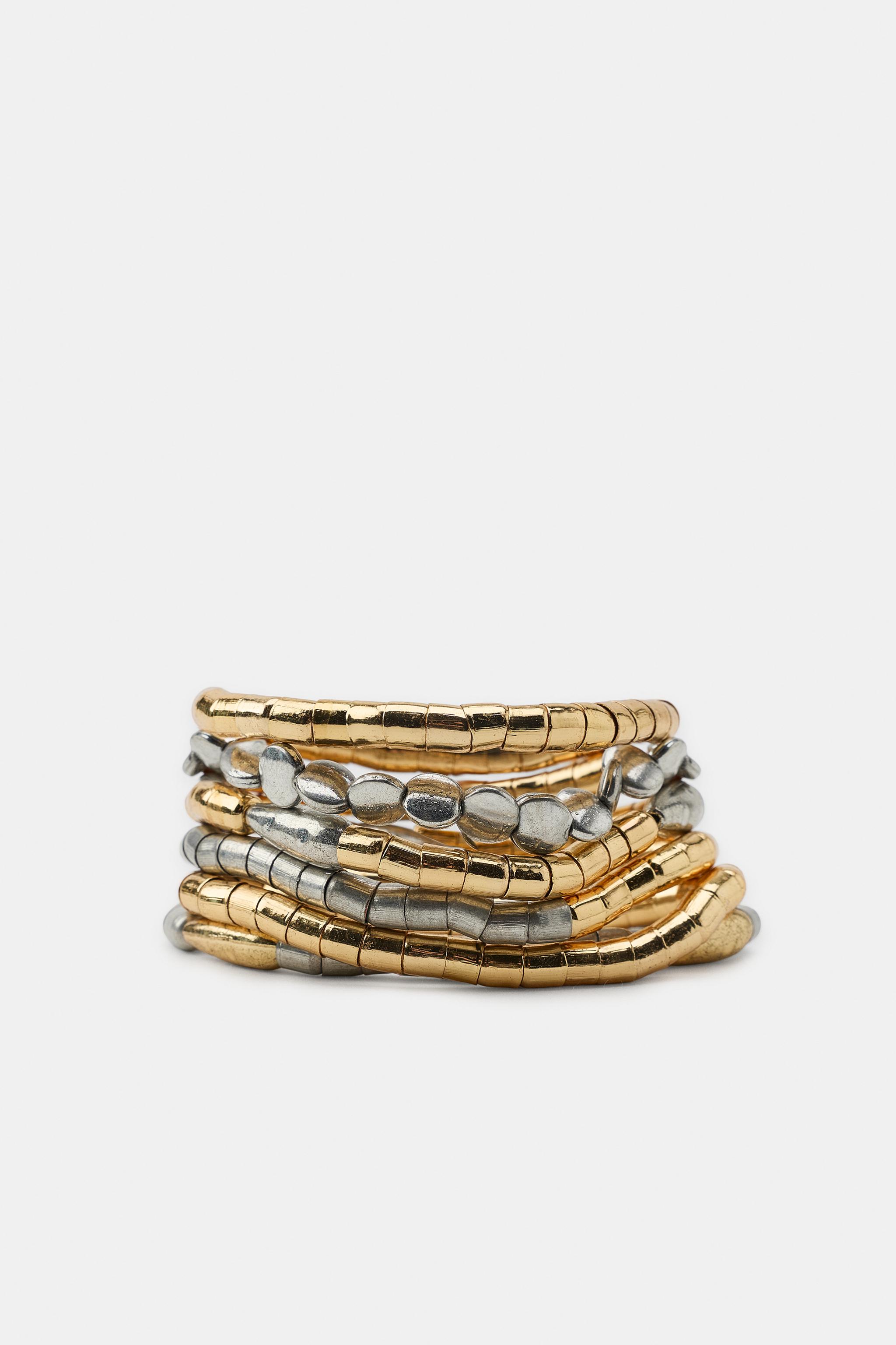 LOT DE BRACELETS ÉLASTIQUES COMBINÉS