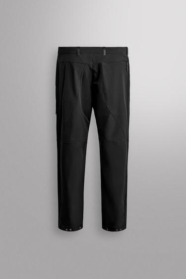 TECHNICAL POCKET PANTS — Black 2
