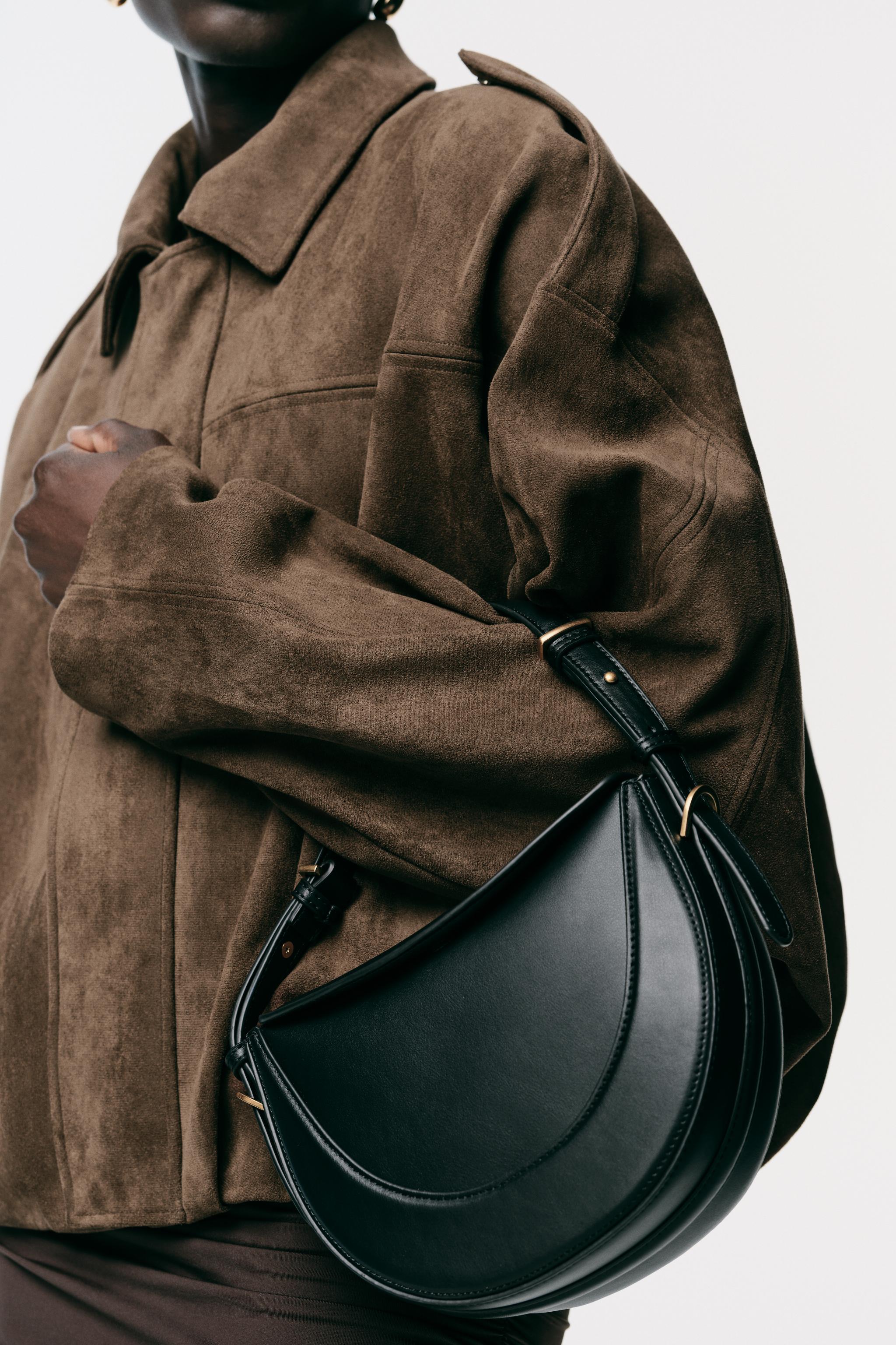 フラップクロスボディバッグ - ブラック | ZARA Japan / 日本