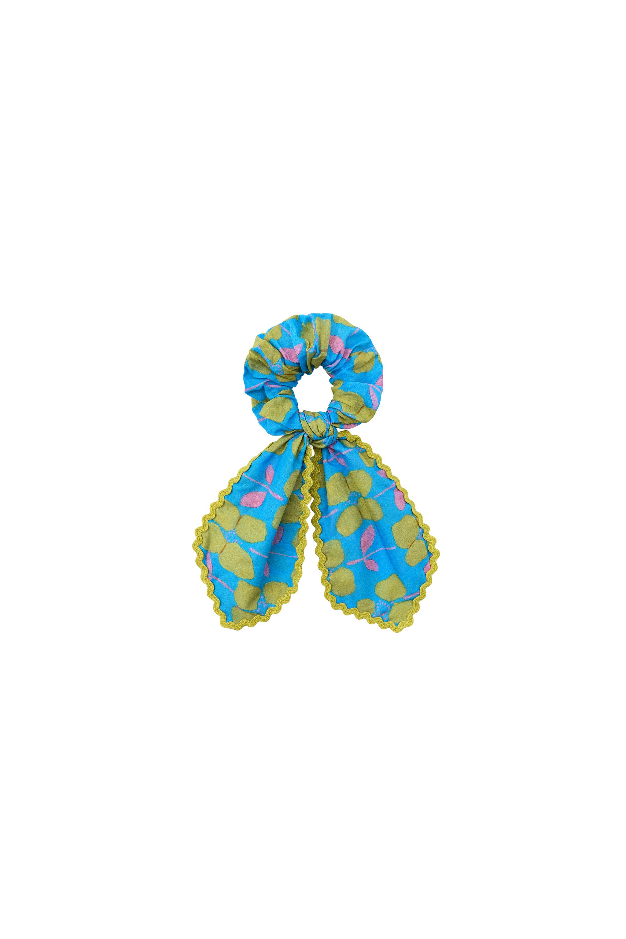 LIMITED EDITION フラワー柄リボンシュシュ - プリント地 | ZARA Japan
