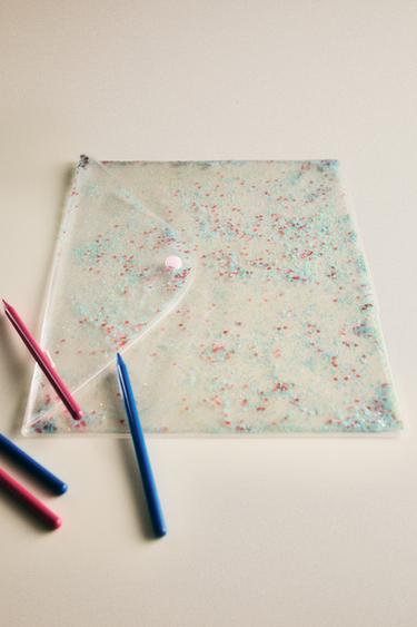 KIDS' GLITTER FOLDER - Multicoloured by Zara
