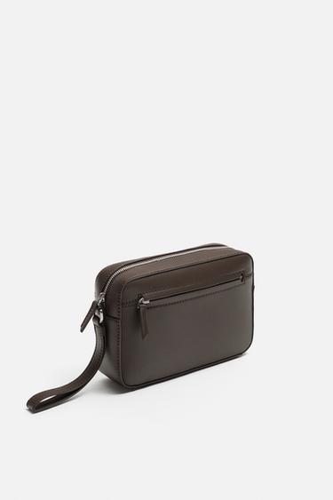PLAIN TOILETRY BAG - Brown by Zara - Image 1